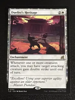MTG Avatar: The Last Airbender: Eternal-Legal Duelist's Heritage 0153 NM Rare - Image 1