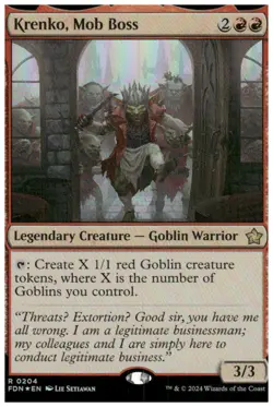 Foundations #204 Krenko, Mob Boss Foil - Image 1