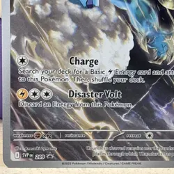 Pokemon TCG Thundurus SVP 209 Black Star ETB Promo NM - Image 2