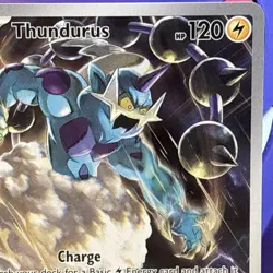 Pokemon TCG Thundurus SVP 209 Black Star ETB Promo NM - Image 4