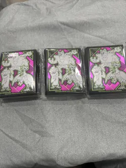 Pokemon Shrouded Fabled Etb Card Sleeves 65 Count X3 Lot - Image 1