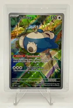 2023 Pokemon Snorlax SVP051 Black Star Promo TCG Scarlet & Violet #51 NM - Image 1