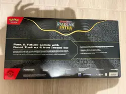 Pokemon Paldean Fates Great Tusk ex & Iron Threads ex Premium Collection Sealed - Image 2