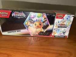 Pokemon Prismatic Evolutions Pokemon Surprise Box + Booster Bundle Sam’s Club - Image 1