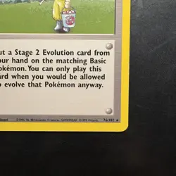 Vintage Non-Holo Rare Pokemon Breeder 76/102 Base Set WotC 1999 - Image 4