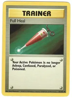 Full Heal 82/102 Base Set Uncommon Light Play Pokemon DNA GAMES - Image 1