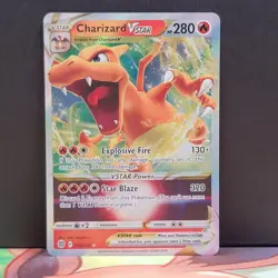 Charizard VSTAR 018/172 Brilliant Stars Ultra Rare Full Art Pokemon - Image 1