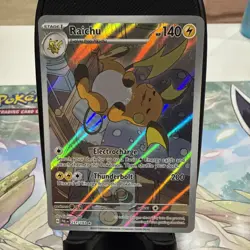 RAICHU 2023 POKEMON PALDEA EVOLVED ILLUSTRATION RARE 211/193 Q1036 - Image 2