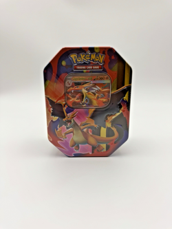 Pokemon TCG Mega Charizard Y EX Tin Sealed In Hand New - Image 1