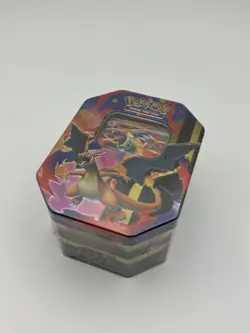 Pokemon TCG Mega Charizard Y EX Tin Sealed In Hand New - Image 5
