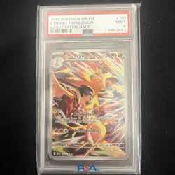 Pokemon TCG Ethan's Typhlosion Destined Rivals Illustration Rare 190/182 Psa 9 - Image 1