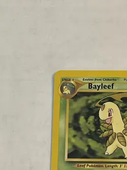 VTG Pokemon TCG Bayleef 28/111 Neo Genesis Non Holo Unlimited 2000 LP - Image 4