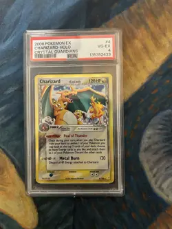 Pokemon TCG - Charizard Delta Species 4/100 Holo Crystal Guardians PSA 4 - Image 1