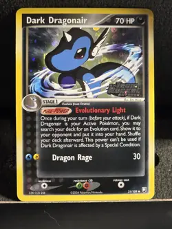 Pokemon Dark Dragonair 31/109 Team Rocket Returns Reverse Holo NM+ DETAILED PICS - Image 1