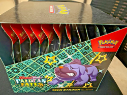 Pokemon TCG Paldean Fates Tech Sticker Collection Display Lot of 12 - Image 4