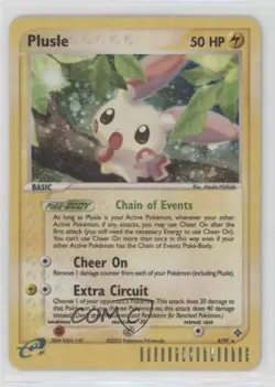 Plusle Reverse Foil Pokemon EX Dragon #8 2003 - Image 1
