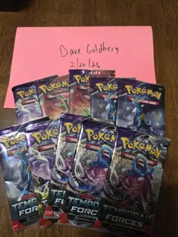 Nintendo Pokemon TCG Temporal Forces 10 Booster Packs Lot 820650853258 - Image 1