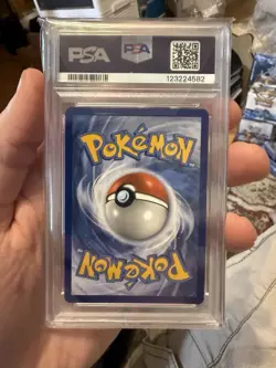 2021 Pokemon Swsh Black Star Promo #182 Fa/Vaporeon Vmax Vaporeon Vmax PSA 9 - Image 2