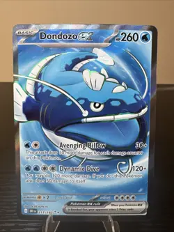 Pokemon TCG Dondozo EX 211/182 Ultra Rare Full Art S&V: Destined Rivals NM - Image 1
