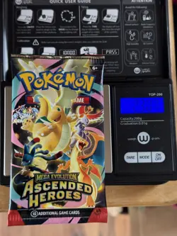 Pokemon Ascended Heroes VERY HEAVY 23.07g New Sealed Booster Pack God PackUUU - Image 1