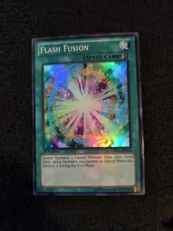 Flash Fusion - DRLG-EN016 - Super Rare - 1st ed - Yugioh - Image 1