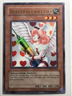 Injection Fairy Lily Ultra Rare 1st Ed Retro Pack 2 (2020 Date) RP02-EN065 NM - Image 1