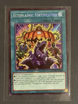 Ectoplasmic Fortification MZMU-EN008 Secret Rare 1st Edition Yugioh - Image 1