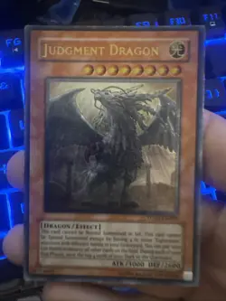 Yu-Gi-Oh Judgment Dragon Ultimate Rare TU01-EN000 MP - Image 1