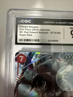 Edward Newgate ST15-002 SR Start Deck ONE PIECE CCG Japanese CGC 9 - Image 3