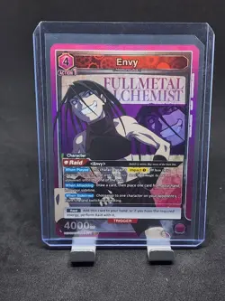 Union Arena CCG Full Metal Alchemist Envy UE09BT/FMA-1-077 Super Rare - Image 1