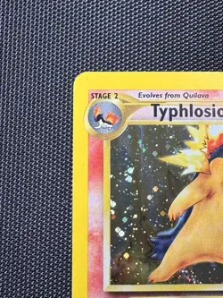 Pokemon Neo Genesis TCG Unlimited Holo Rare Typhlosion Card 17/111 - Image 3