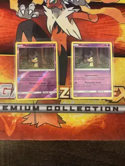 Mimikyu Cosmic Eclipse Set of 2 – Rare & Reverse Holo – LP Pokemon Card Lot - Image 1