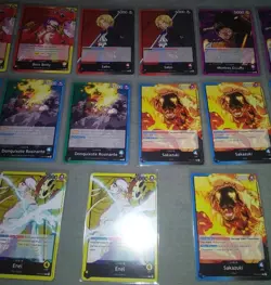 One Piece Card Game Awakening Of The New Era English Leader Lot 17 Cards - Image 3