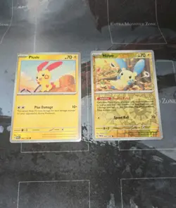 Plusle 60 & Minun 61 Paradox Rift 2-Card Lot Common Regular/Reverse Holo Pokemon - Image 1