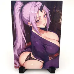 TenSura Shion Sexy Hot Anime Waifu Girl Doujin Lewd Goddess Story Holo Art Card - Image 2