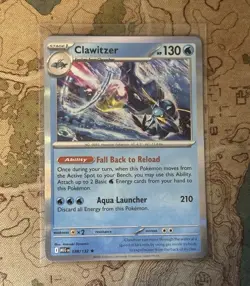 CLAWITZER - 38/132 - Mega Evolution NM - Holo Rare - Pokemon TCG card - Image 1