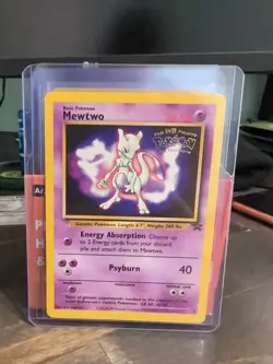 Pokemon TCG Mewtwo the First Movie Promo Card, Black Star Promo - Image 1