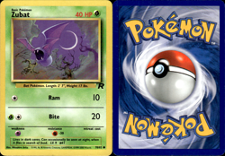 Pokemon TCG Zubat 70/82 Team Rocket Set Unlimited Pokemon Card Vintage - Image 1