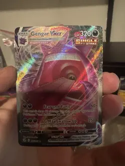 Pokemon TCG Gengar VMAX 157/264 Fusion Strike Ultra Rare Full Art Holo Card - Image 3