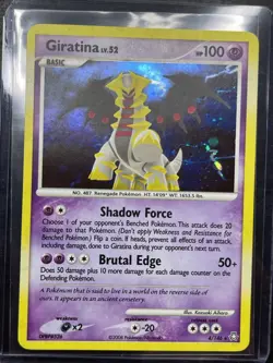 Pokemon Giratina Holo Rare Card Legends Awakened 4/146 - Image 1