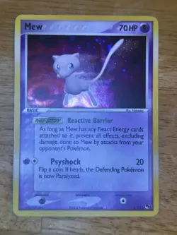 Mew 4/17 POP Series 4 Holo Rare Pokemon Card 2006 - MP - Image 1