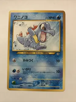 Pokemon TCG Neo Genesis Totodile No. 158 Premium File Promo Card NM - Image 1