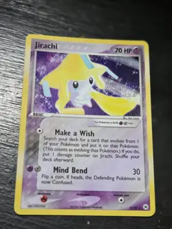 Pokemon TCG Jirachi Holo Rare Card 8/101 EX Hidden Legends - Image 1