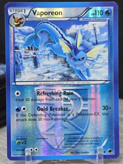 Pokemon Card TCG Vaporeon 20/116 Plasma Freeze 2013 Reverse Holo Uncommon - Image 5