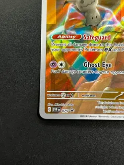 Mimikyu 075 SVP Black Star Promos Full Art Paldean Fates ETB Pokemon Card NM - Image 2