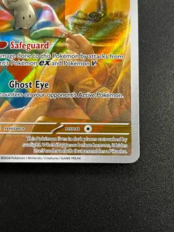 Mimikyu 075 SVP Black Star Promos Full Art Paldean Fates ETB Pokemon Card NM - Image 3
