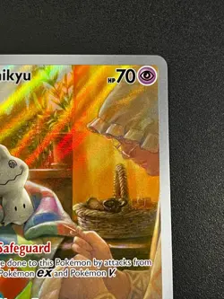 Mimikyu 075 SVP Black Star Promos Full Art Paldean Fates ETB Pokemon Card NM - Image 4