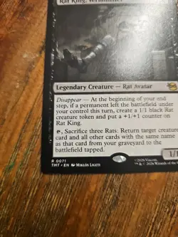 MTG Rat King, Verminister (Extended Art) Teenage Mutant Ninja Turtles Regular - Image 4