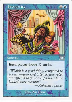 Prosperity *Uncommon* Magic MtG x1 Sixth 6th Edition SP - Image 1