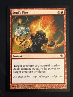 1x Soul's Fire (115) Shards of Alara LP MTG Magic the Gathering x1 MKE - Image 1